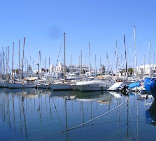 Im Hafen von El Kantaoui