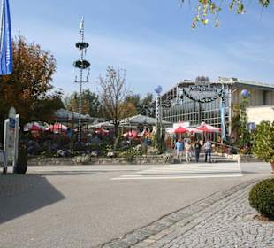 Blick auf den Gastronomie Bereich