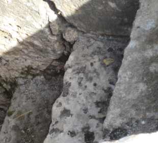 Saranda Kolones: sehr alte Treppe