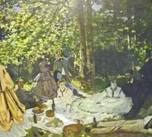 Frühstück im Garten