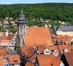 Blick vom Museumsturm über Hann. Münden