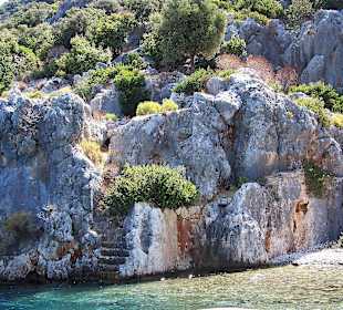 Insel Kekova - die versunkene Stadt