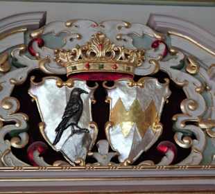 Wappen in der Burg Rabenstein