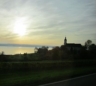 Kirche Birnau im der Herbstabendsonne