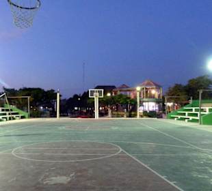 Spielfeld auf dem Marktplatz