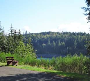 Der Wanderweg um die Trinkwassertalsperre Mauthaus