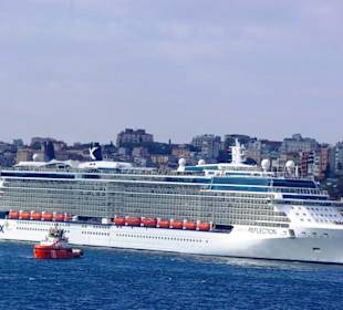 26.10.Rückfahrt von Jalta nach Santorin Durchfahrt 
