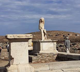 Archäologisches Anlage von Delos