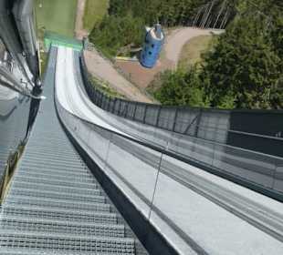 Bei den Skisprungschanzen im Kanzlersgrund