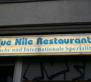 Zum Abendessen im äthiopischen Rest. Blue Nile