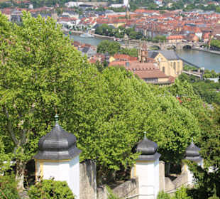 Blick auf die Altstadt von Würzburg