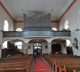 Die Orgelempore der Pfarrkirche
