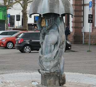 Teil 1 des Rastatter Rätsels beim Bahnhof