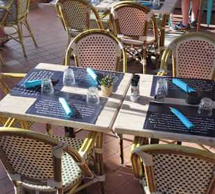 Sitzplätze im Außenbereich