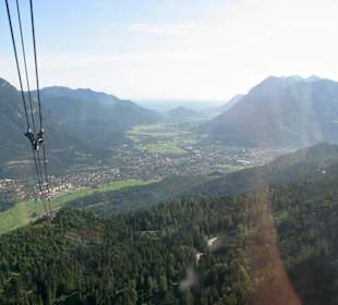 Blick nach Partenkirchen