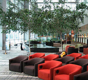 Sesselecken mit Kinoleinwand