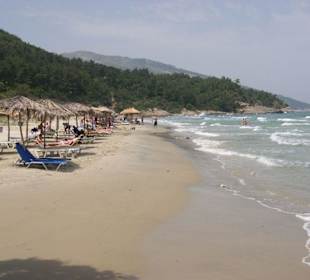 Toller Strand auf Thassos