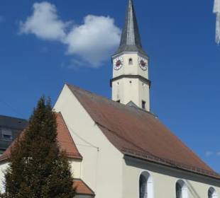 Cham: die Spitalkirche am Spitalplatz
