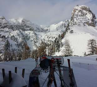 Blick Bergstation der Seilbahn