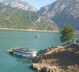 Anlegestelle zum "Green Canyon"