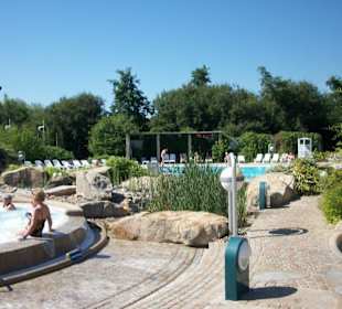 Aussenanlagen der Therme.
