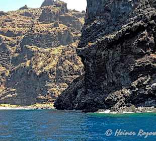 Die Steilküste bei der Masca Bucht 