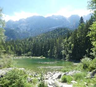 Bei einer Wanderung bei Grainau