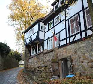 Aufstieg zur Kirche St. Mauritius