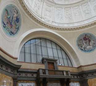 Beim Kurhaus von Wiesbaden