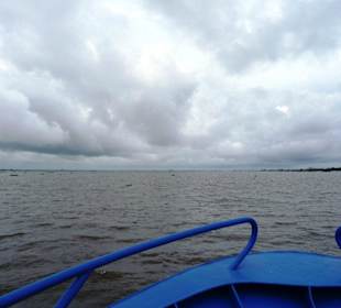 Blick auf den See Tonle Sap