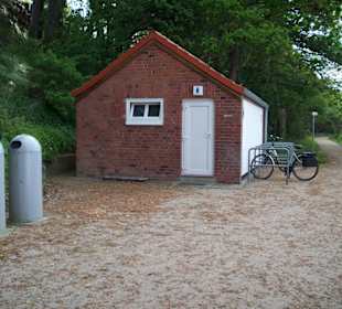 Öffenliches WC am Strand
