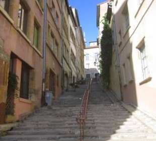 Aufstieg auf den Berg Fourviere