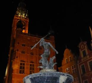 Der Neptunbrunnen im Stadtzentrum / Rechtstadt