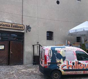 Wejście do kawiarni 