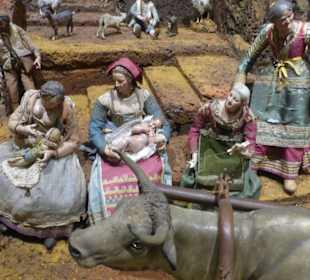 Teil der Weihnachtskrippen-Ausstellung
