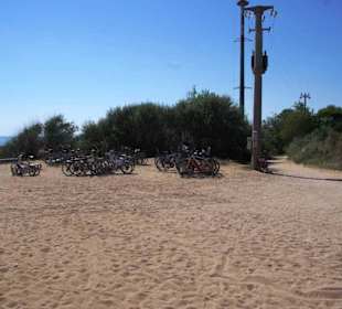 Vor dem Eingang die Sicht