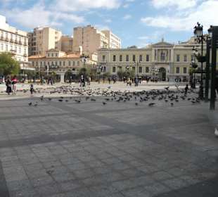 Nähe vom Hauptplatz in Athen 