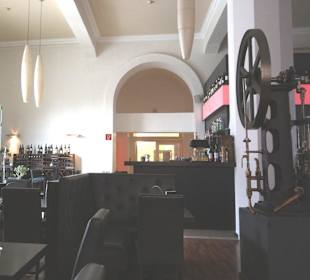 Dampfmaschine als Dekoration