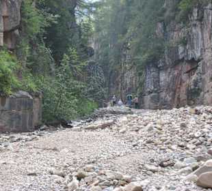 Wanderung in der Bletterbach Schlucht