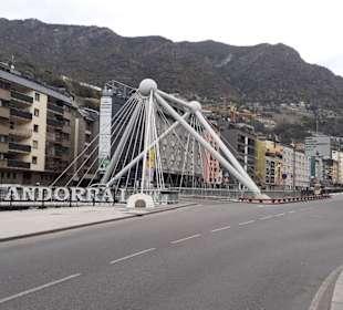 Brücke Pont de Paris in Andorra la Vella