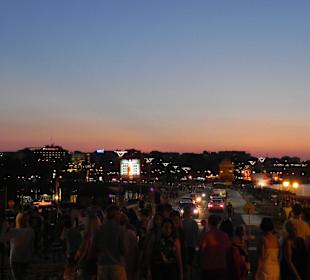 Nessebar beim Sonnenuntergang
