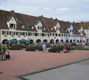 Der riesige Marktplatz in Freudenstadt