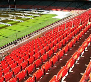 Le gradinate dello stadio