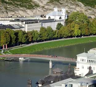 Blick auf den Makertsteg vom Kapuzinerberg