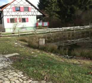 Hüle beim Dorfgemeinschaftshaus Bernloch