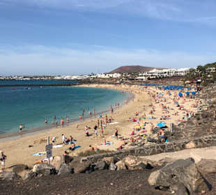 Die Playa Dorada direkt vor dem Hotel 