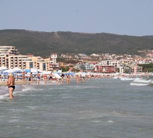 Słoneczny brzeg, centrum