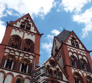 Limburger Dom, Doppelturmfassade, Detail