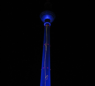 Berliner Fernsehturm - Laseranimation