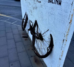 Mit diesem Rad fährt man nicht weit